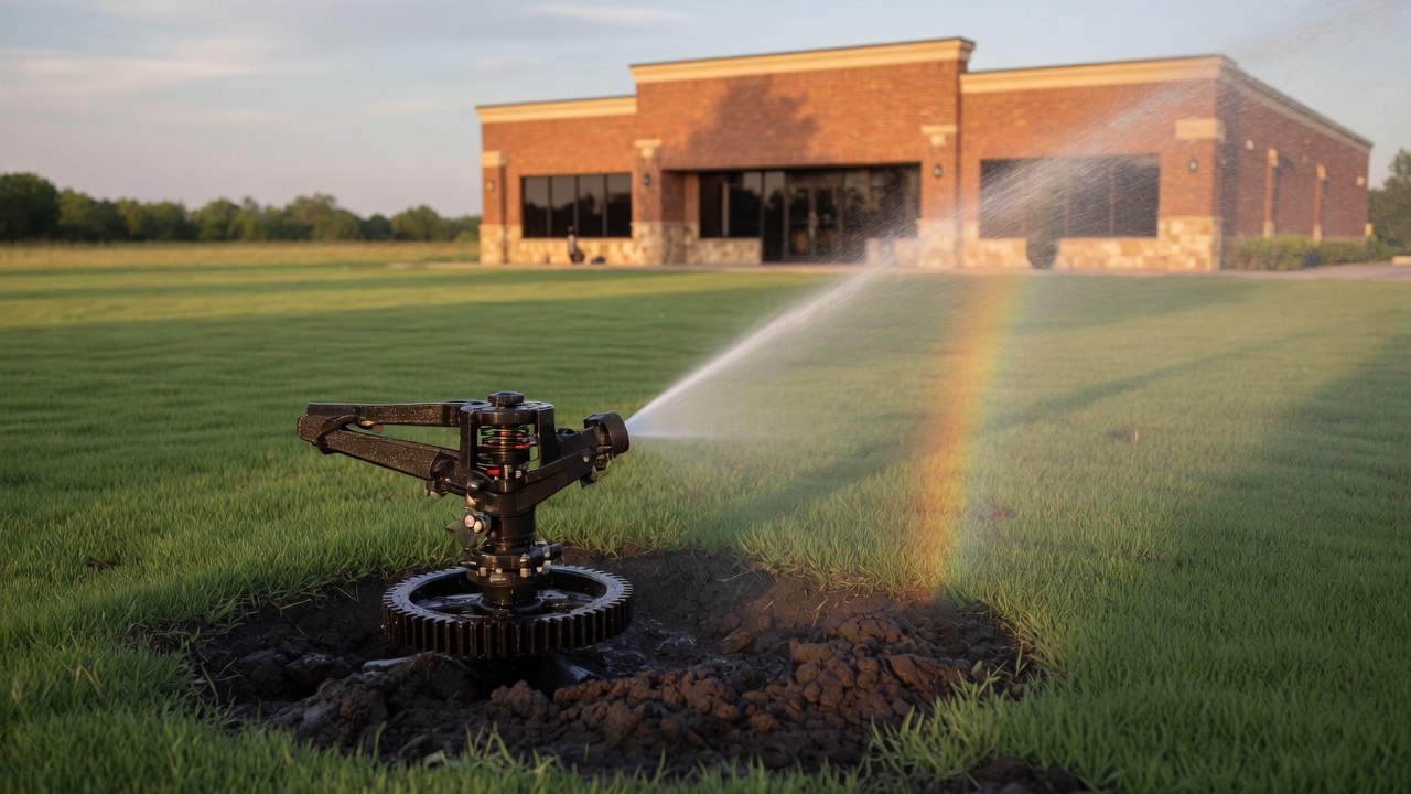 Commercial Irrigation Repair — Fulshear job