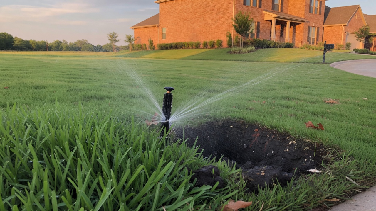 Lawn Sprinkler Repair — Fulshear job